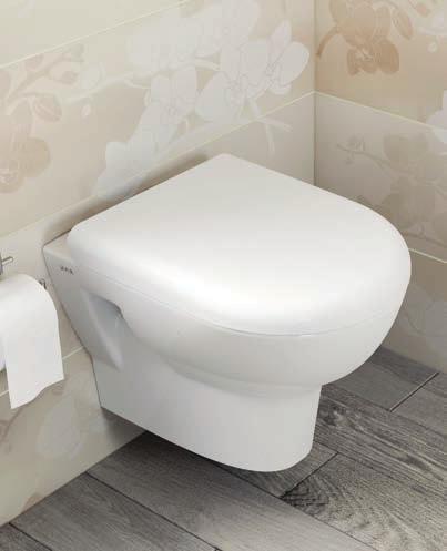technical drawings 120 5780 Close-coupled WC pan (fully back-to-wall) 94-003-001 Toilet seat 18 BATHROOM COLLECTION SANITARYWARE 5635 Semi-recessed