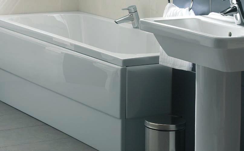 OPTIMA OPTIMA 5082 Standard bath, 170x70cm 201 5243 Double-ended bath, 170x75cm 278 5241 Shower bath, 170x70cm,