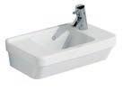 pan (open back) Comfort height close-coupled cistern including fittings 127 WC pan 248 Cistern 127 72-003-301 Toilet seat 61