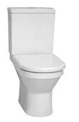 Close-coupled cistern including fittings 127 61 72-003-301 Toilet seat 72-003-309 Toilet seat, soft closing 105 5325 Bidet 49 185 5332 Close-coupled WC pan (fully back-to-wall) 205