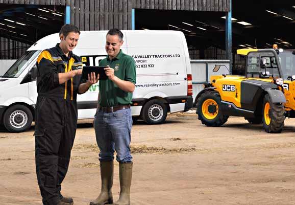 VALUE ADDED. JCB S WORLDWIDE CUSTOMER SUPPORT IS FIRST CLASS.
