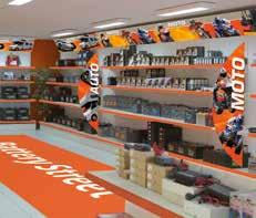 SHOP CONCEPT FRANCHISE SHOP CONCEPT BATTERY STREET In 2010 we developed a brand new and very attractive one stop shop concept with all