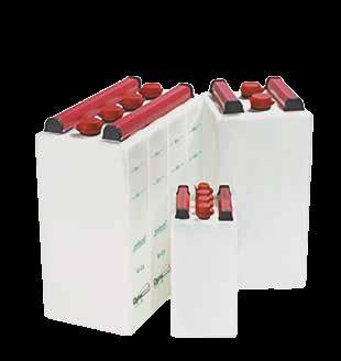 STATIONARY BATTERIES NiCd Range NEW up to 20 years design life NICD POCKET PLATE M-RANGE NiCd M-Series (Medium Discharge Rate Cells) M-Series Medium Discharge Rate nickel cadmium battery is made of
