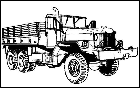 The M39A2-series has a multifuel engine, manual transmission, and air-assisted hydraulic brakes. The M809-series has a diesel engine, manual transmission, and air-assisted hydraulic brakes.