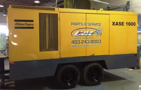 C-1019, 2063 hrs, year 2012 $159,000 Ref #A31 ONE (1) Refurbished Portable Diesel Driven Rotary Screw Air Compressor C-1055 Atlas Copco