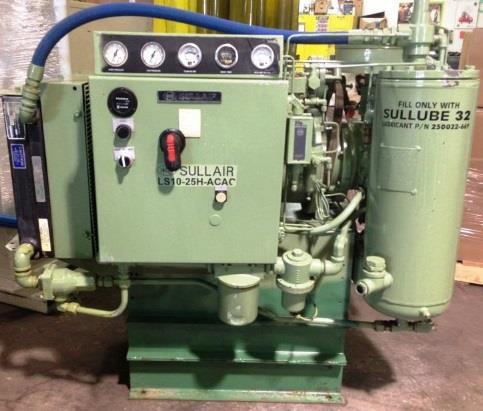 Year:2011 Hours: 450 $21,500 Ref #A11 ONE (1) 125 HP Sullair Air Compressor Max.
