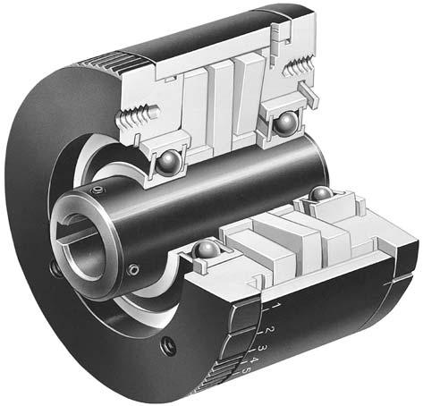 Magnetic clutches and brakes Precision Tork units provide constant torque independent of slip speed.