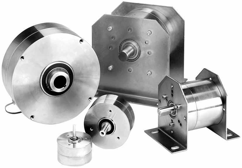 Magnetic particle clutches and brakes Accurate torque control with instantaneous engagement!