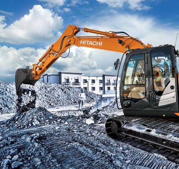 ZX135US-6/ZX245USLC-6 ZAXIS DASH-6 ULTRASHORT-CLASS EXCAVATORS DURABILITY n Our FT4 field-proven technology is simple and efficient, employing cooled exhaust gas recirculation (EGR), a diesel