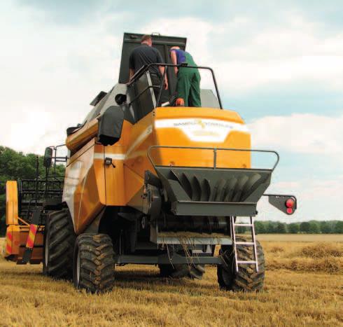 CLEANING AND MAINTENANCE The most easy to clean combine on the market. Sampo Rosenlew combines are renowned for their cleanability. The Comia models are no exception.