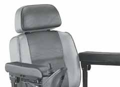 Headrest & Seat Belt Extended Footplate with 3-Angle Adjustment Zero