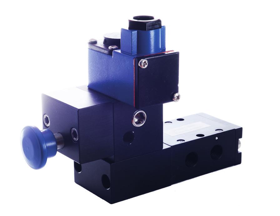 SAFETY RESET FUNCTION Pneumatrol offers solenoid valves with safety reset function to suit a wide range of applications within the Process industry.