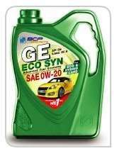 GE Eco - Synthetic GE ECO SYN is a fully synthetic motor oil SAE 0W-20. Formulated with Triple Synthetic Technology and outstanding additives treat.