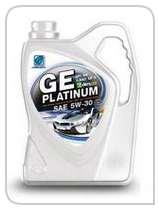 GE Platinum Synthetic GE PLATINUM is a fully synthetic motor oil SAE 5W-30,the highest yet in protection technology. The real synthetic technology meet 3 requirement.
