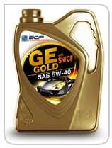 GE Gold - Synthetic GE GOLD is a fully synthetic motor oil SAE 5W-40,the highest yet in protection technology.