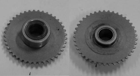 8. ALTERNATOR/STATER CLUTCH/ INSPECTION Measure the driven sprocket O.D. Service Limit:37.83mm replace if over Measure the driven sprocket I.D. Service Limit:19.