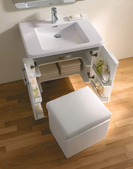 alltm 600mm washbasin with X60 basin mixer and vanity unit The All ceramic washbasins are stylish
