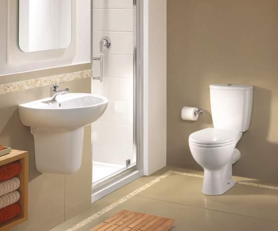 A comprehensive series of toilets and washbasins to suit all