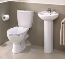 Alcona toilets feature Twyford s water saving Flushwise