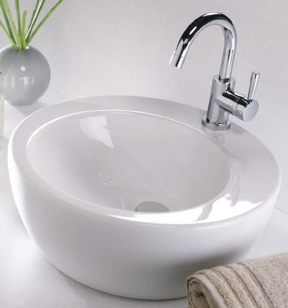 Visit The classy and contemporary looks of the Visit washbasin make a real style statement in the bathroom.