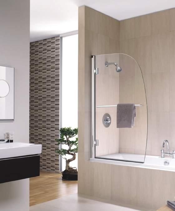 Hydr8 Walk Through Panel Step into a wet-room style shower from either side... with a sophisticated, contemporary walk through panel.