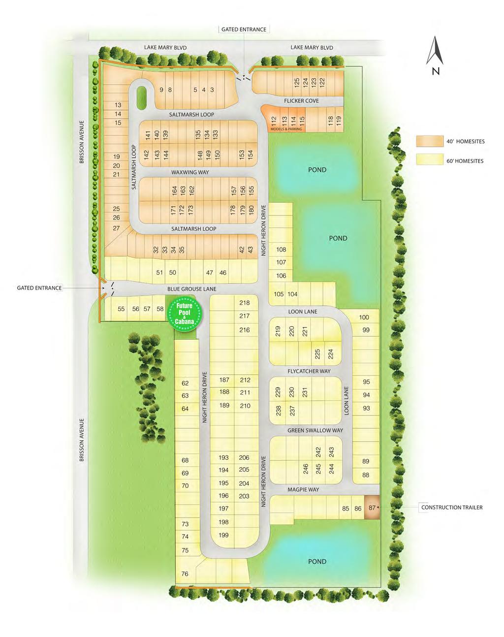 SITEMAP Wyndham Preserve This plan is based on current development plans which are subject to change without notice.