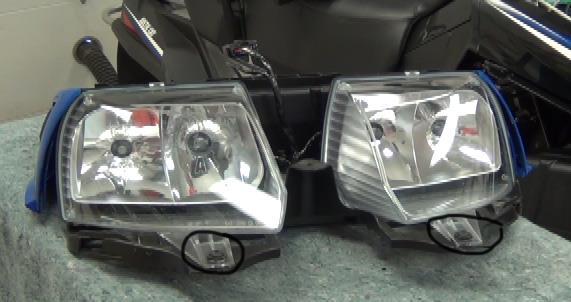 INSTALLATION INSTRUCTIONS 1. Remve right side side-panel, hd, wind- shield and headlamp pd assembly. 2.