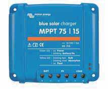 BLUESOLAR CHARGE CONTROLLERS - OVERVIEW Feature highlights Ultra-fast Maximum Power Point Tracking (MPPT) Advanced Maximum Power Point Detection in case of partial shading conditions Load output on