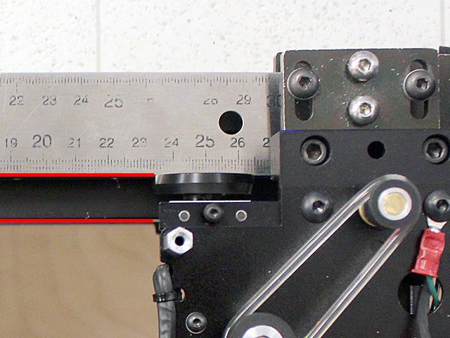 line) of the white plastic motor mount as the picture (bottom view) shows. 4.