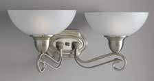 , Extends 10-1/8, H/CTR 5-1/8 Lamps: Two Medium Base lamps 100w max.