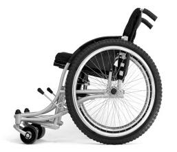 ROUGHRIDER Chair Type: Rugged terrain Manufacturer: Whirlwind Wheelchair Overview: The award-winning RoughRider is designed to handle rugged terrain with ease.