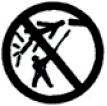 Warning Labels On The Machine Wear appropriate clothing (to protect your body and limbs) Beware of overhead branches being cut, as they may fall on you. Beware of overhead power lines. Keep away.