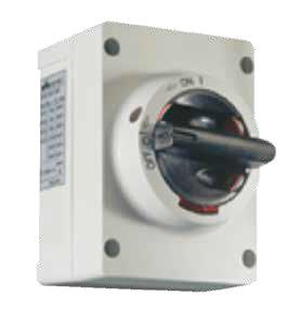 Accessories Safety switch SAFE The safety isolation switch has been tested to IEC 947-3.