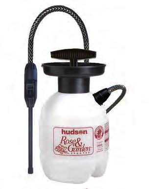 Tough poly jar with easy-fill opening. Locking thumb-operated control valve.
