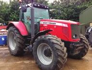 00 2010 Massey Ferguson 6490, 1628 Hours, Speed: 50 km/h, 185 Horse Power, Front Tyres