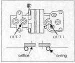 Optional Restricted Pilot Valve Orifice WARNING: Before removing the pilot valve, be sure to disconnect the positioner from the signal and compressed air source.