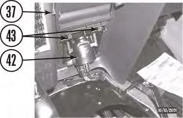 Install bolt (40) on transmission shift lever extension (104) and transmission (41). c.