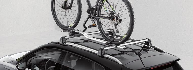 Opens both sides and used with roof bars. Ski rack Trip to the slopes?