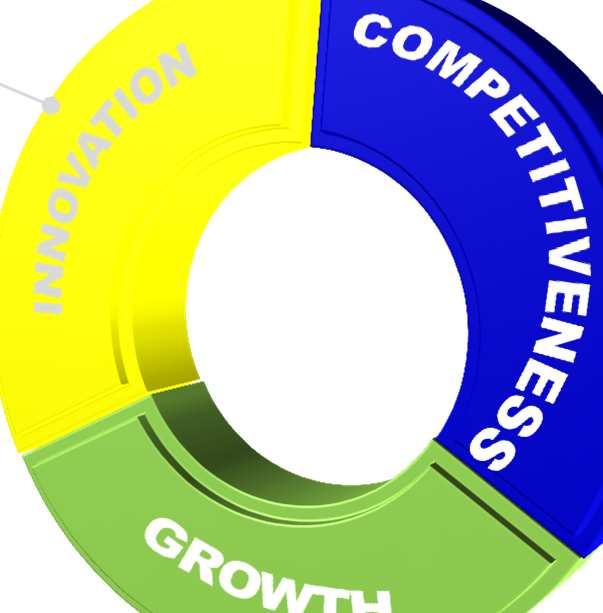 The Three Strategic Pillars Innovate to drive differentiation and loyalty Continuously become