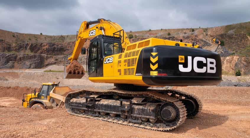MAXIMUM PRODUCTIVITY, MINIMUM SPEND. IT S MORE IMPORTANT THAN EVER TO SAVE MONEY AND TIME; THE JCB JS500 IS DESIGNED TO MAKE THE MOST OF BOTH.