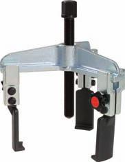 40 Hydraulic quick release universal 3 arm puller Quick release fuction Uniform load distribution and self centered Through reversing the arms internal and external applications are possible