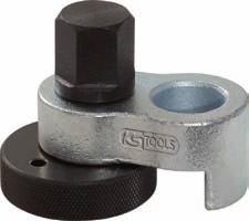 (steering and wheel end) Due to the knurled eccentric cam it allows from optimal grip even at the joints without drive (round) Hexagon socket SW 19 For use on