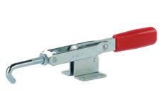LATCH SERIES LATCH SERIES (LIGHT PERFORMANCE) Material: Zinc coated plates Riveted pivots and rod: Galvanized steel Handles: Red polyurethane resistant to oils, grease and other chemical agents.