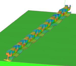 Rail behaviour (example) Rail impedance (vertical, horizontal, cross) Measurement of the vertical impedance on