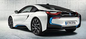 i8. Two further 20" BMW i light alloy wheel styles are optionally available.