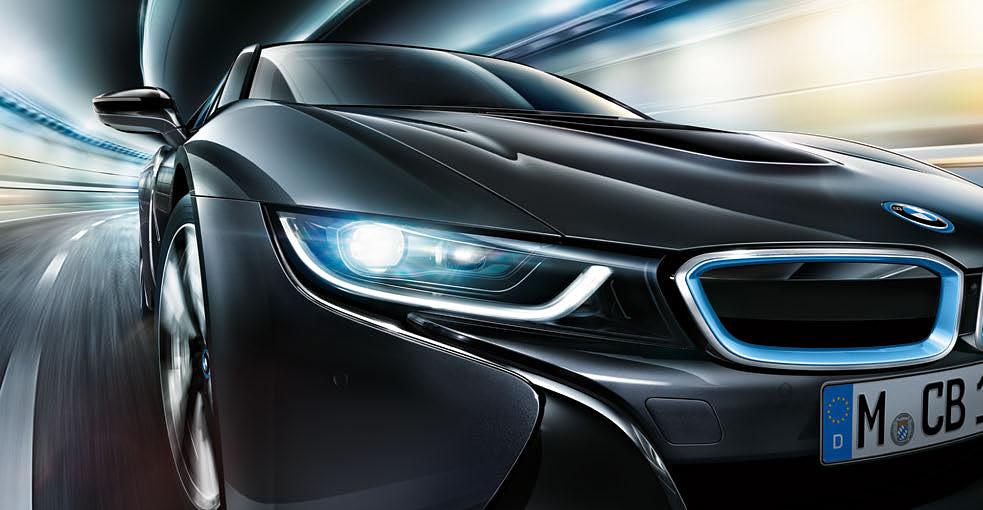 Outside town, the BMW i can unleash its full power, accelerating rapidly to mph ( km/h) and, depending on driving style, within a range of around miles ( km).