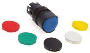 PILOT SUBHEAD DUTY 16mm Non-Illuminated Pushbutton includes five or six colored caps: White, Green, Red, Yellow, Black and Blue Rotary selector switch positions