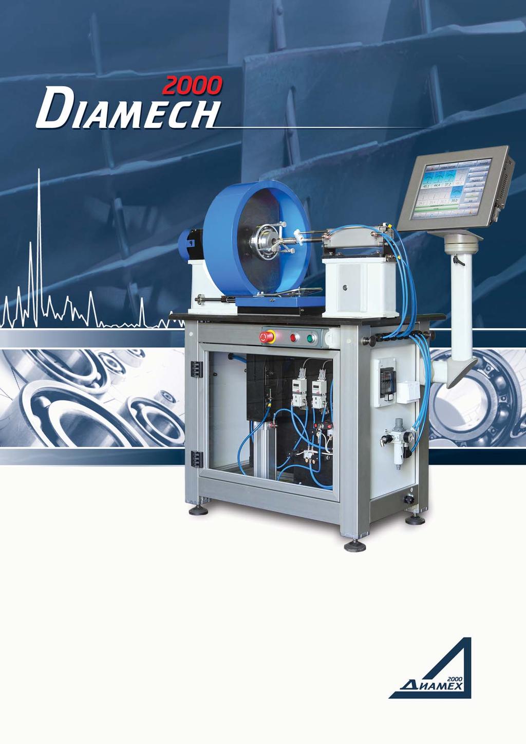 Vibration Diagnostics and Balancing Machines Rolling Element Bearing Testing Machine SP-180M Designed for validation of design data of rolling element bearings through actual testing