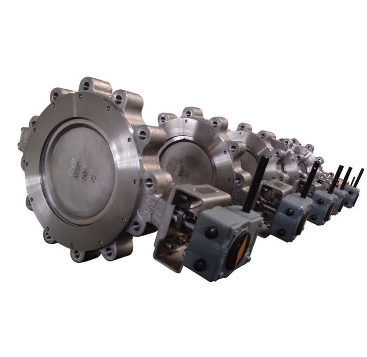 VALVE MANUFACTURER FOR INDUSTRIAL AND WATER APPLICATIONS BUTTERFLY VALVES HIGH PERFORMANCE Pressure : PN10 ~ PN40 / Class