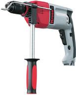 DRILLS 850 BM-2 850 Watt 2-speed gear with high torque in the 1st gear for screwing and high speed in the 2nd gear for drilling QuiXS quick change drill chuck system Direct support of the screwdriver